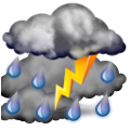 Forecast: Stormy, much precipitation Forecast: Stormy, much precipitation